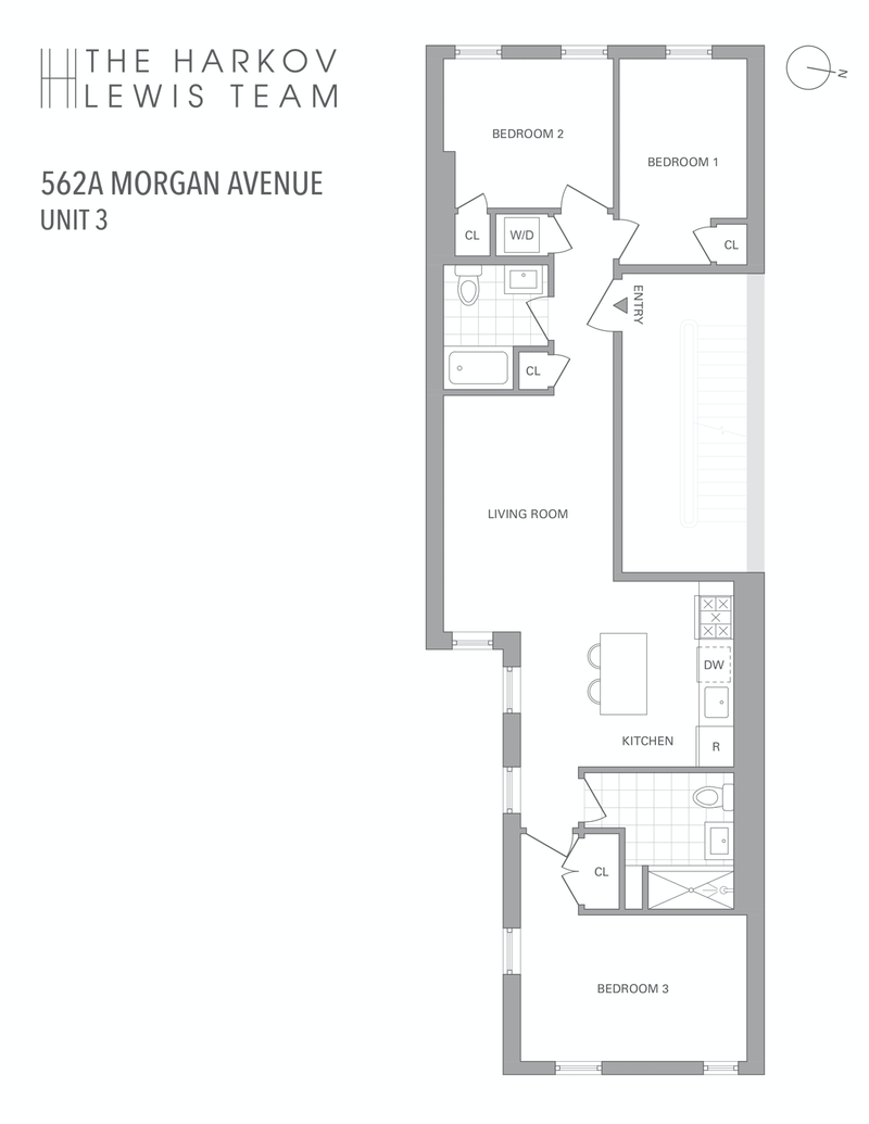 Floorplan for 562A Morgan Avenue, 3