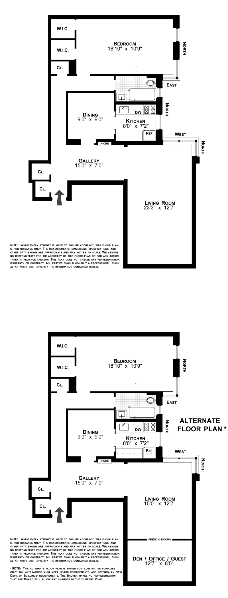 Floorplan for 720 Ft Washington Avenue, 3N