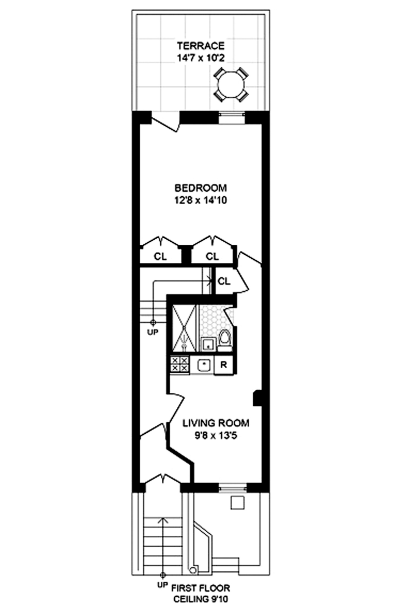 Floorplan for 179 Carlton Avenue, 1