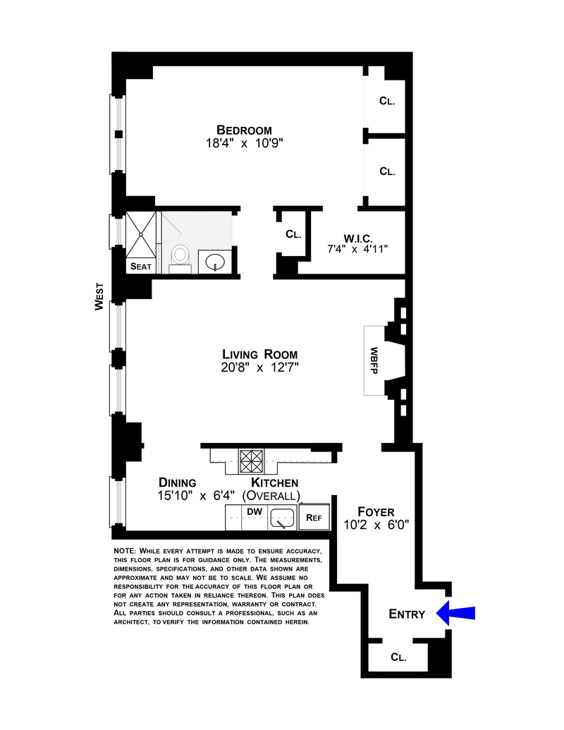 Floorplan for 315 East 68th Street, 6B