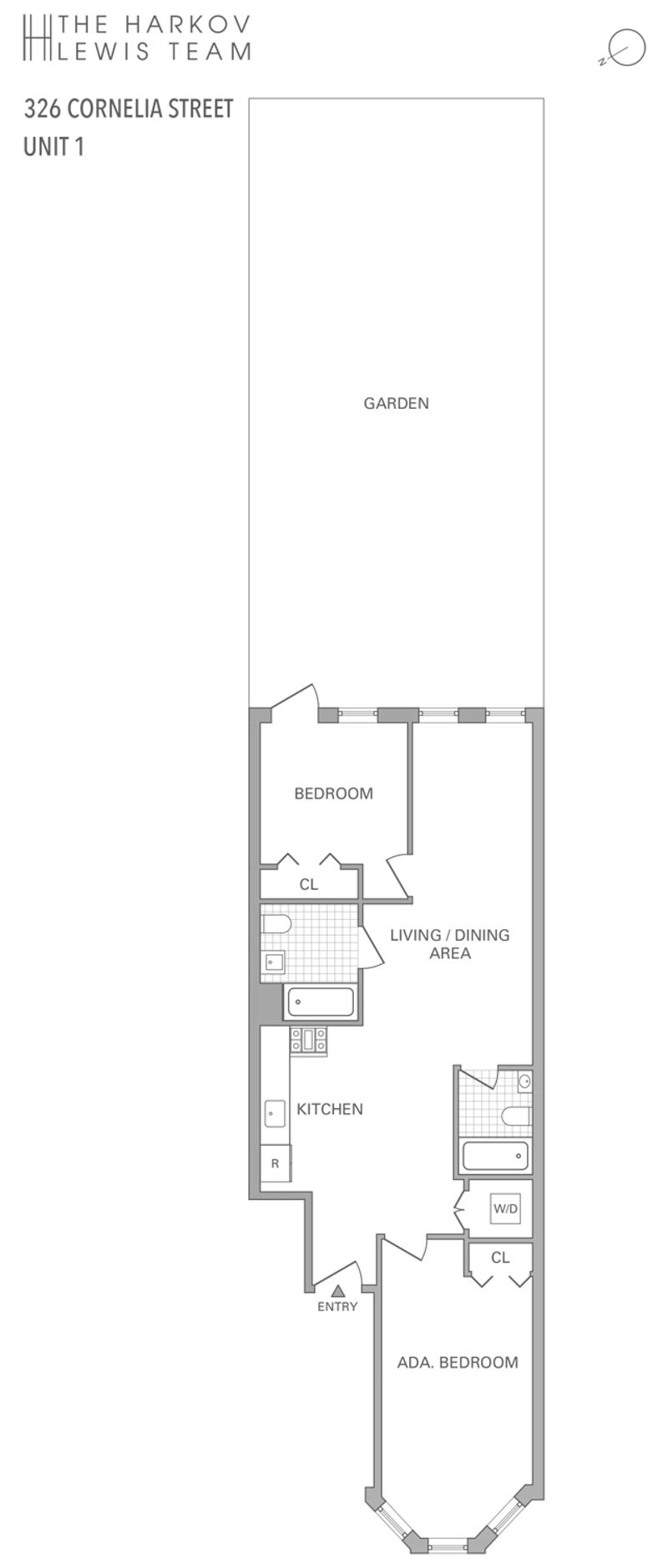 Floorplan for 326 Cornelia Street, GARDEN