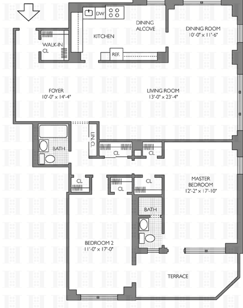 Floorplan for 3530 Henry Hudson Pkwy, 5D