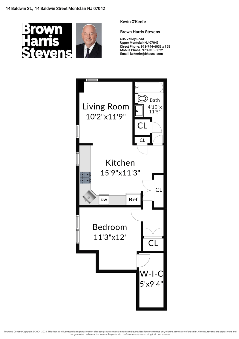 Floorplan for 14 Baldwin St, 2