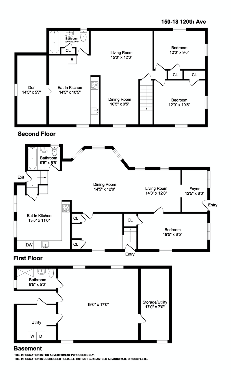 Floorplan for 150 -18 120th Avenue