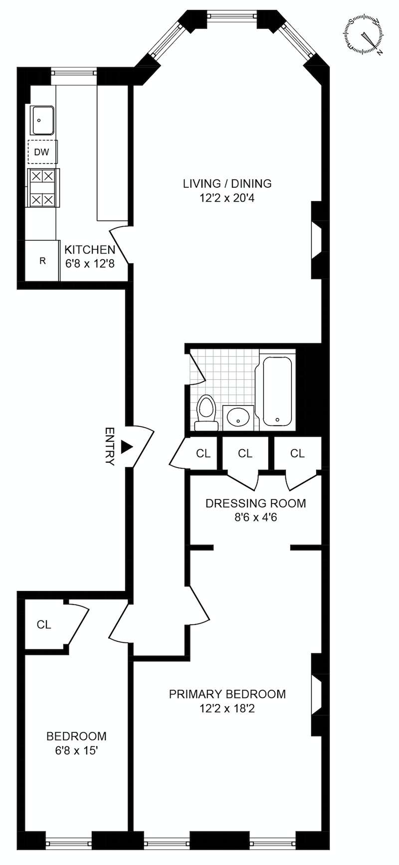 Floorplan for 789 Carroll Street, 2