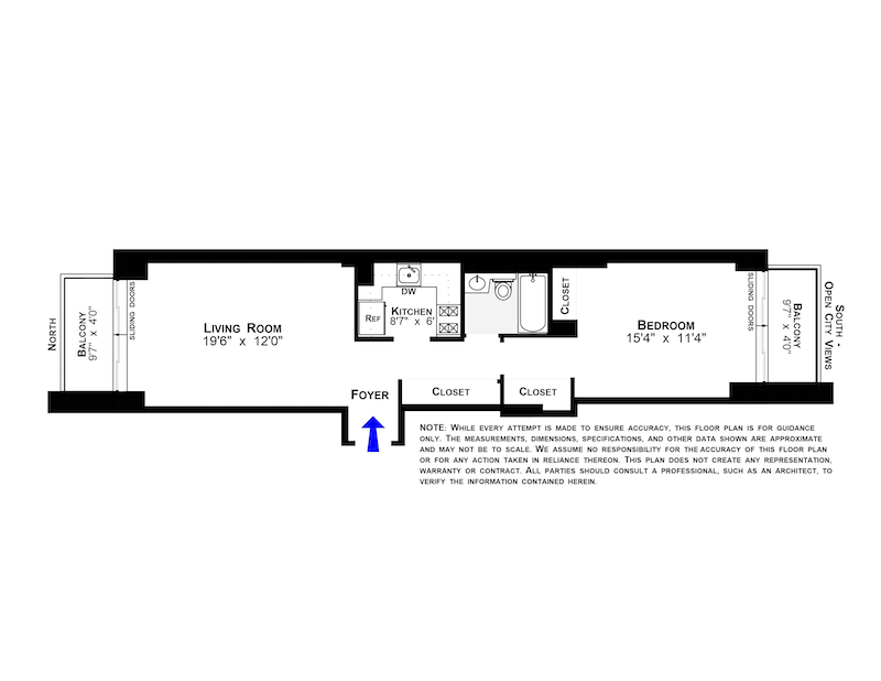 Floorplan for 130 West 79th Street, 12B