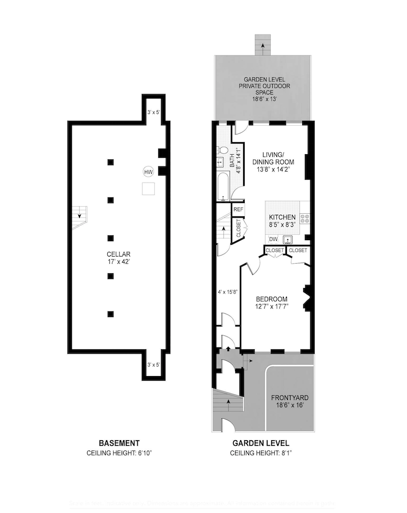 Floorplan for 302 Prospect Place, GARDEN