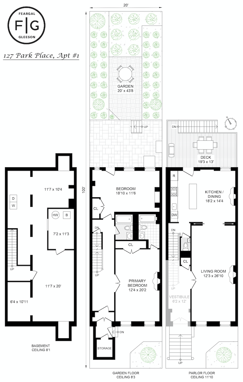 Floorplan for 127 Park Place, 1
