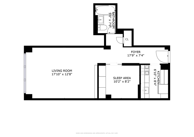 Floorplan for 39 Gramercy Park North, 15E