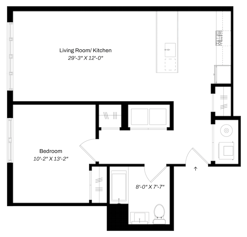 Floorplan for 7 South Highland Avenu, 103