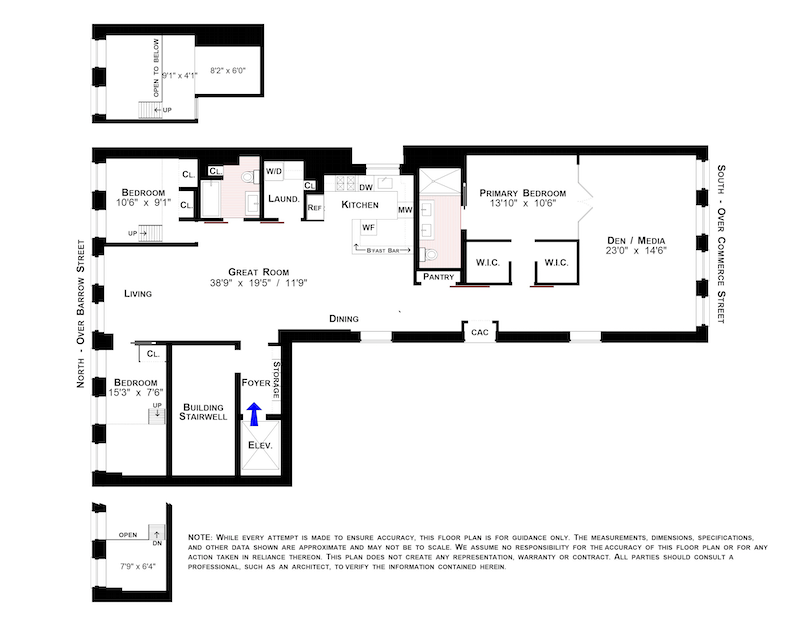 Floorplan for 59 Barrow Street, 3