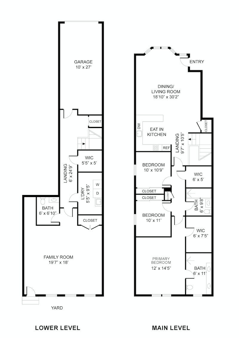 Floorplan for 2183 Edwin Ave, 1