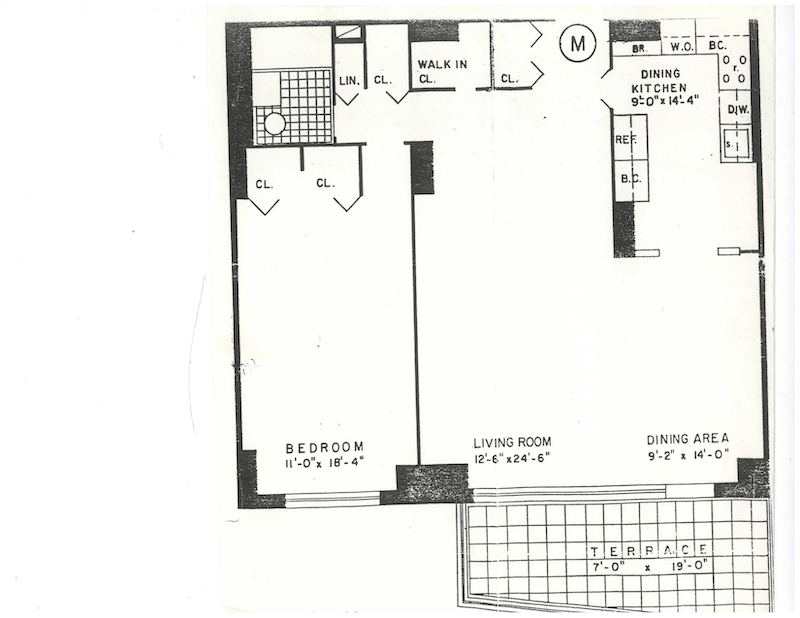 Floorplan for 2500 Johnson Avenue, 18M