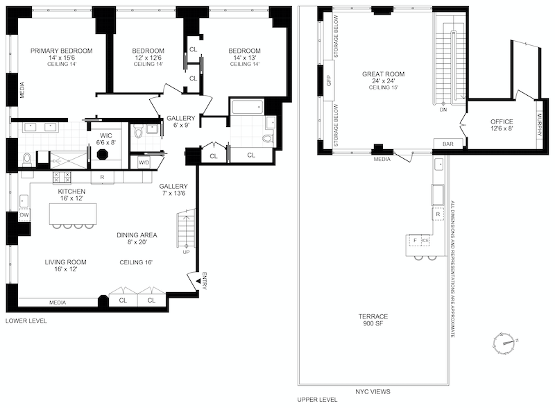 Floorplan for 1500 Garden Street, 10L