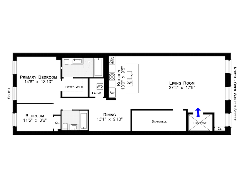 Floorplan for 53 Warren Street, 5