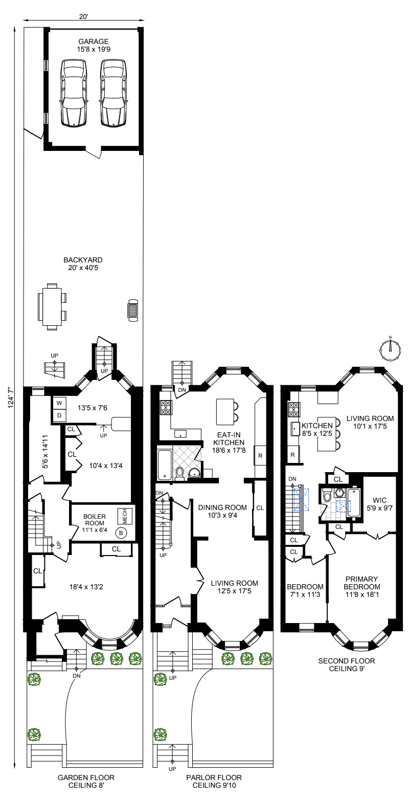 Floorplan for 1445 President Street