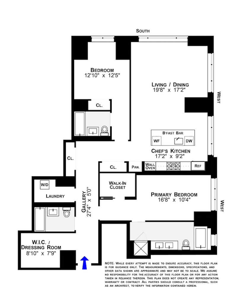 Floorplan for 215 East 19th Street, 14B