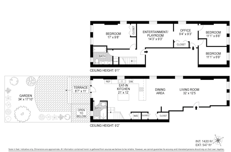 Floorplan for 418, 11th Street, 1