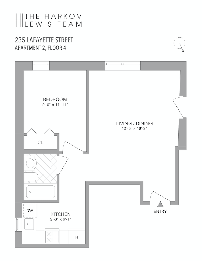 Floorplan for 235 Lafayette Street, 2