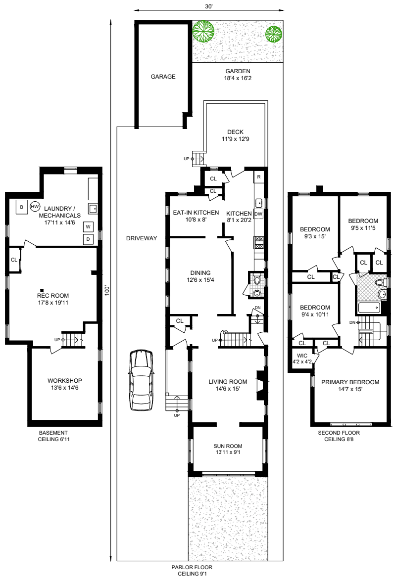 Floorplan for 1862 East 27th Street