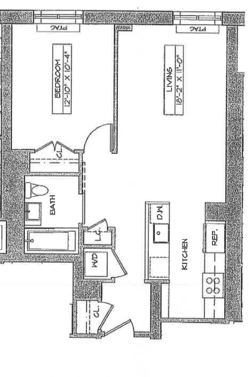 Floorplan for 2280 Frederick Douglass, 7D