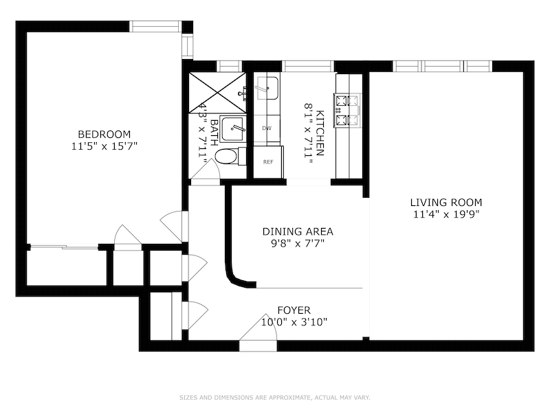 Floorplan for 68-61 Yellowstone Blvd, 602