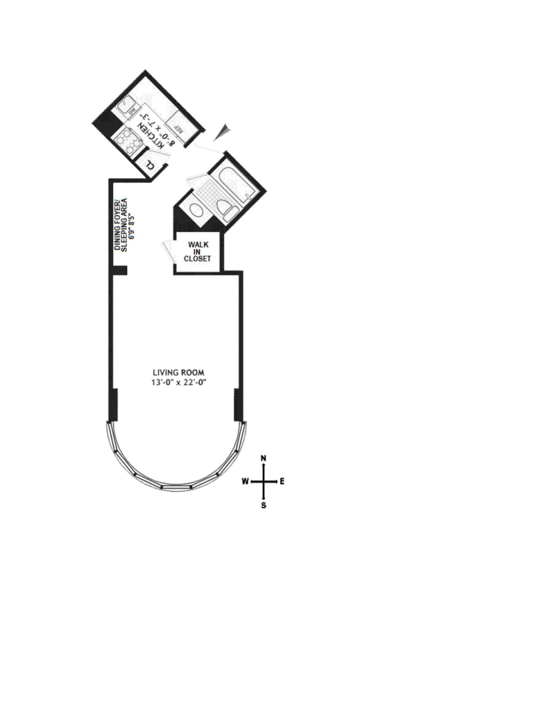 Floorplan for 330 East 38th Street, 39O