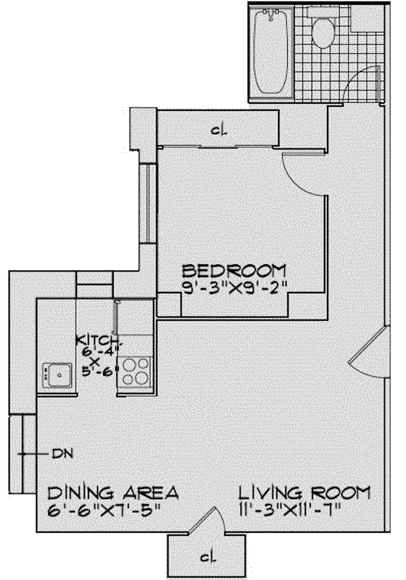Floorplan for 4 Park Avenue, 22F