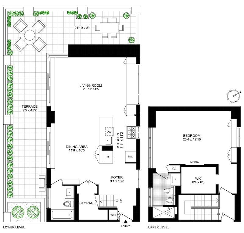 Floorplan for 101 West 79th Street, 14E