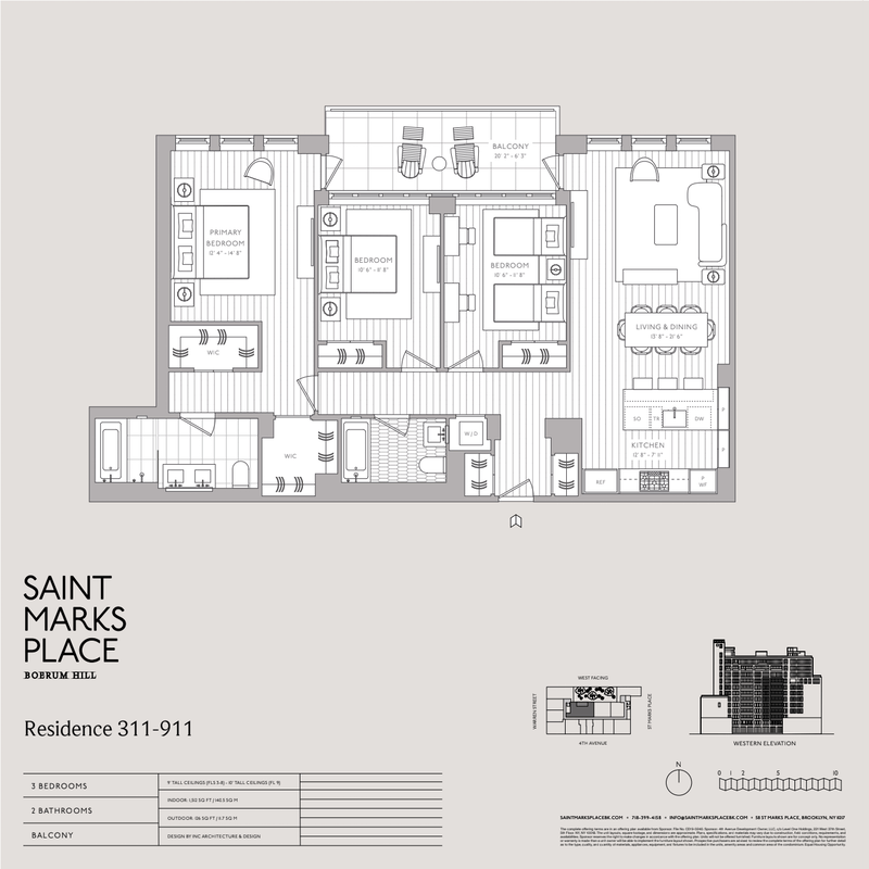 Floorplan for 58 Saint Marks Place, 911
