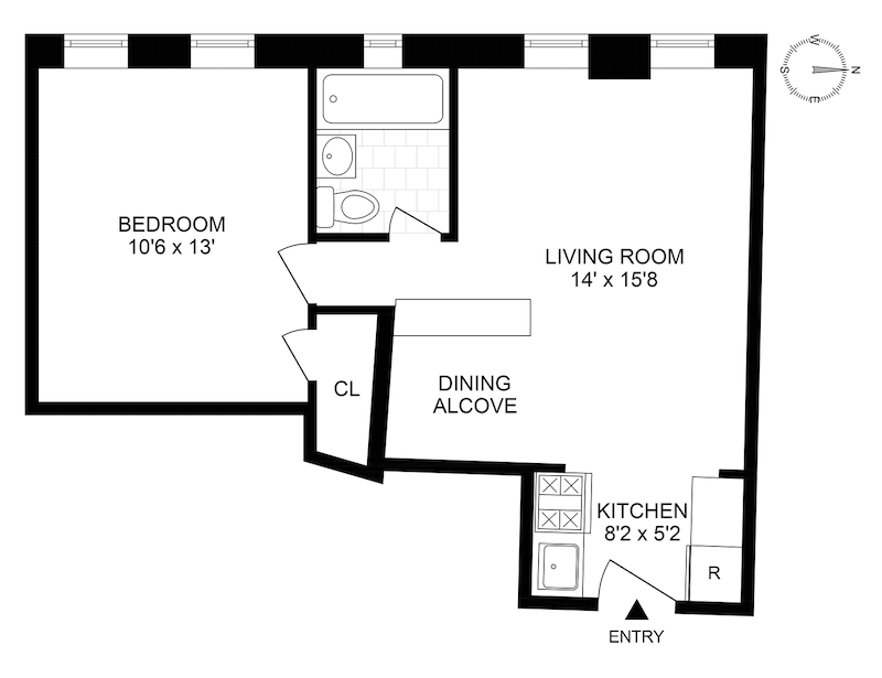 Floorplan for 6817 Colonial Road, 3C