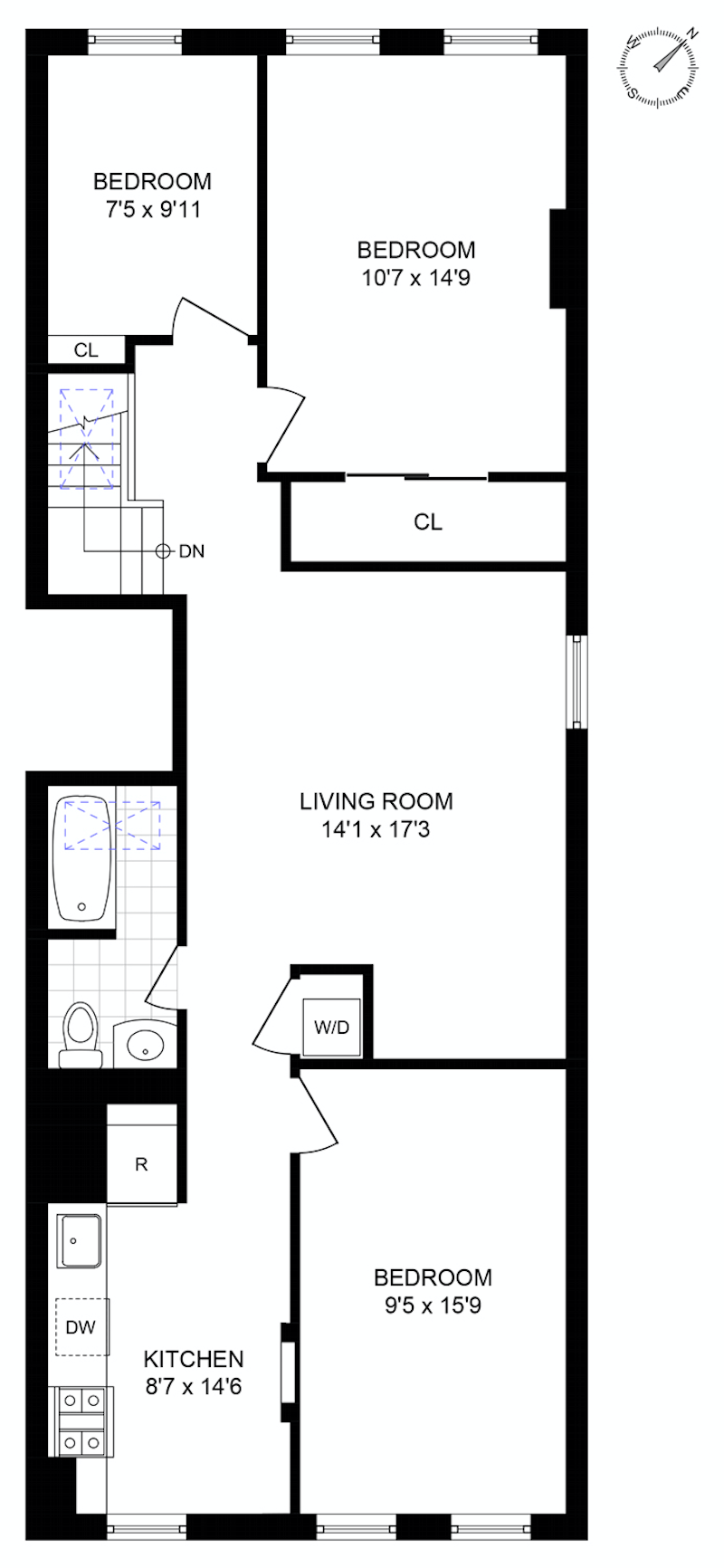 Floorplan for 458 Rutland Road, 2