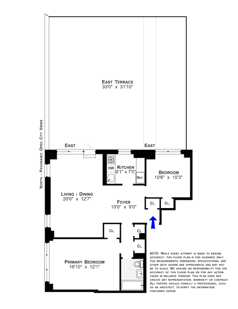 Floorplan for 11 Riverside Drive, 12TW