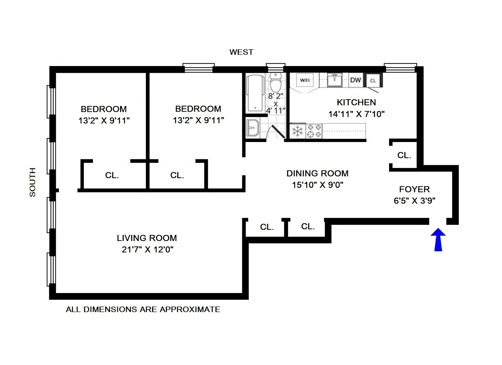 Floorplan for 120 East 89th Street, 4B