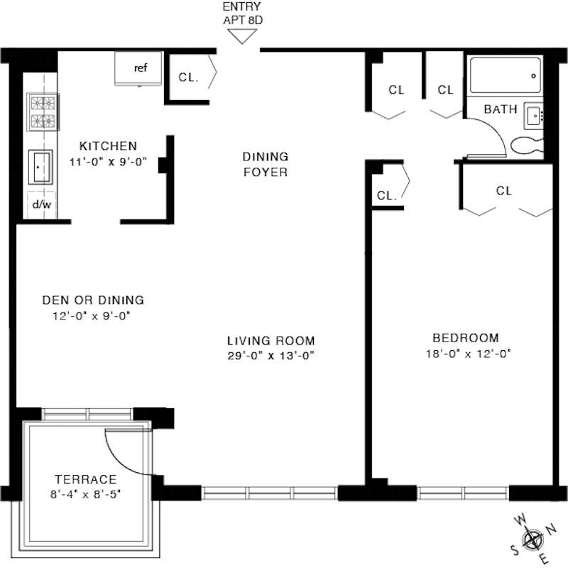 Floorplan for 3935 Blackstone Avenue