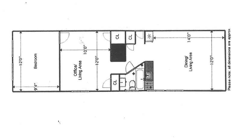 Floorplan for 350 West 55th Street