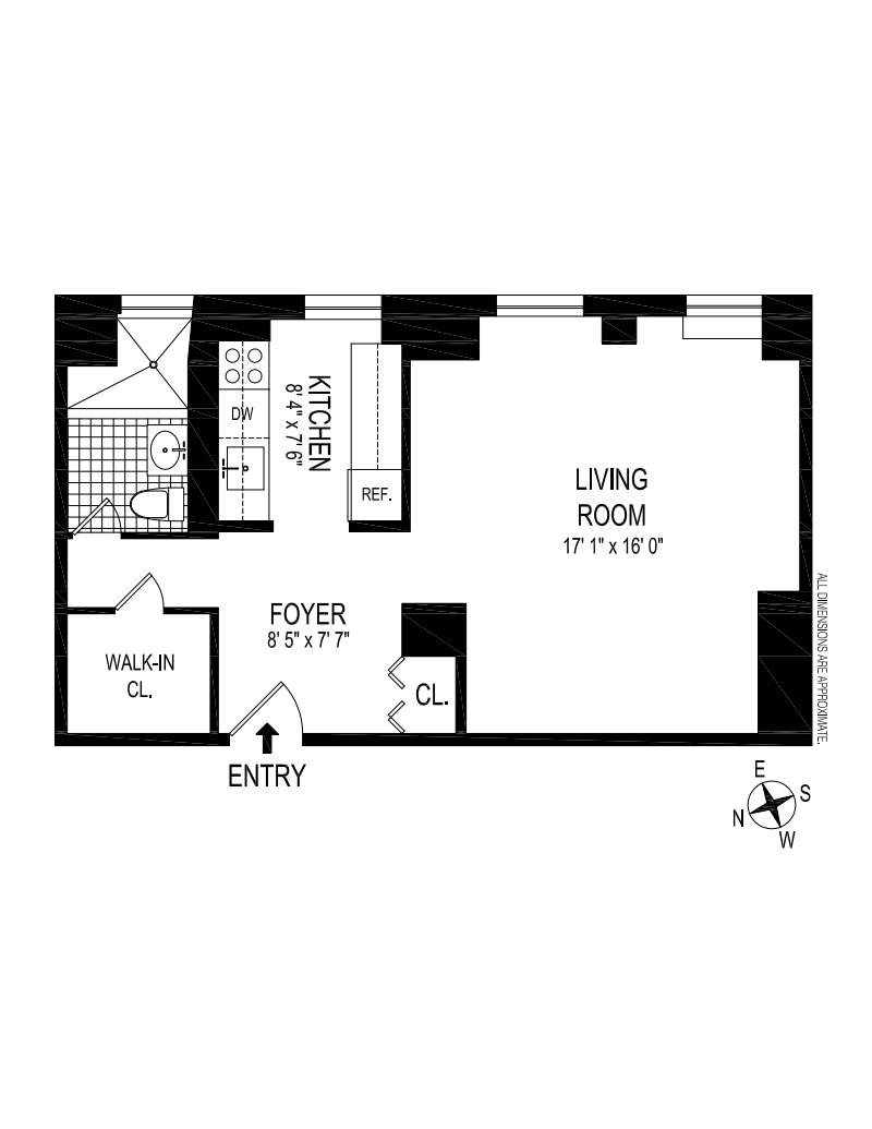 Floorplan for 111 Hicks Street, 9A
