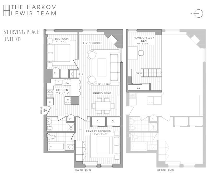 Floorplan for 61 Irving Place, 7D