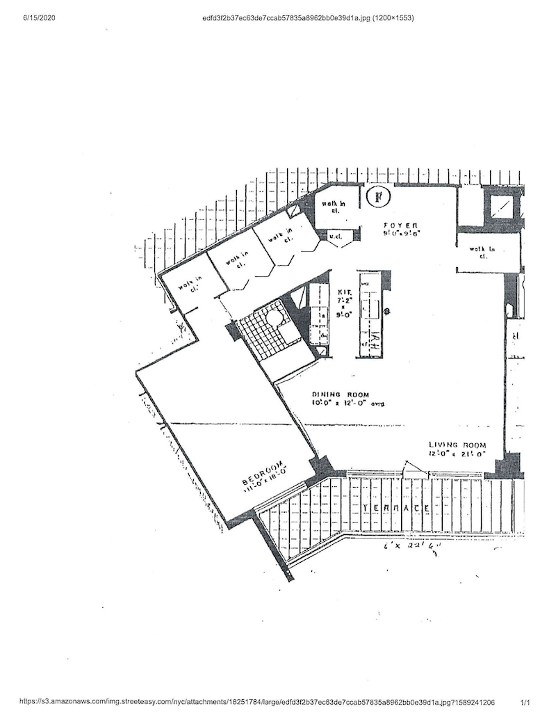 Floorplan for 3777 Independence Avenue, 14F