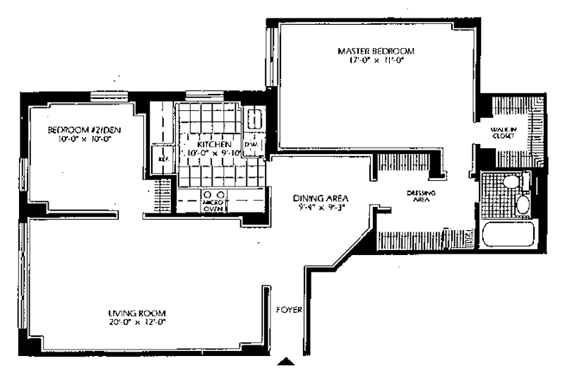 Floorplan for 5800 Arlington Avenue, 6X
