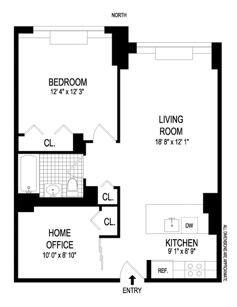 Floorplan for 189 Schermerhorn Street, 11G