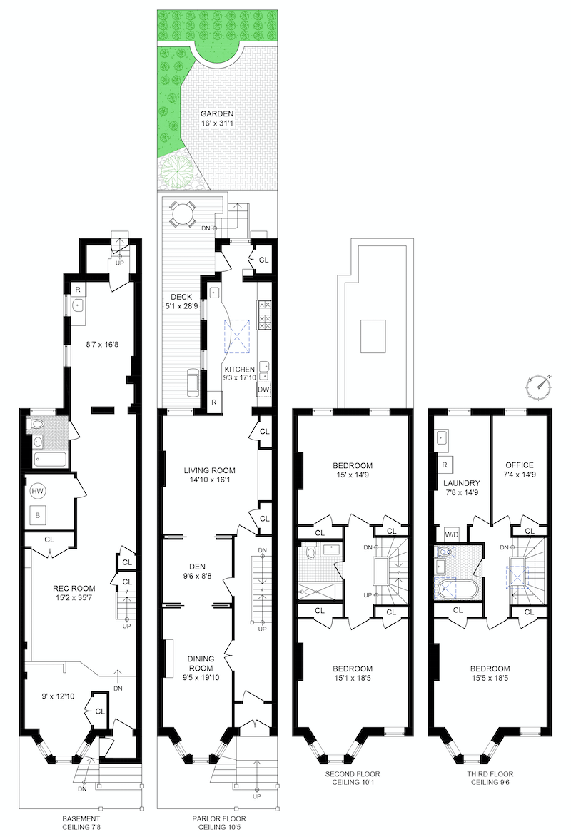 Floorplan for 1222 Bloomfield Street