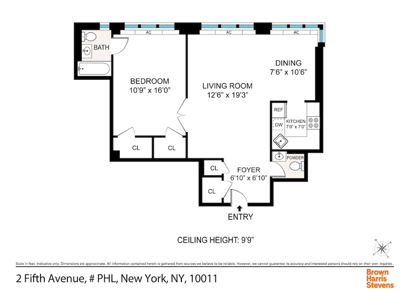 Floorplan for 2 Fifth Avenue, PHL