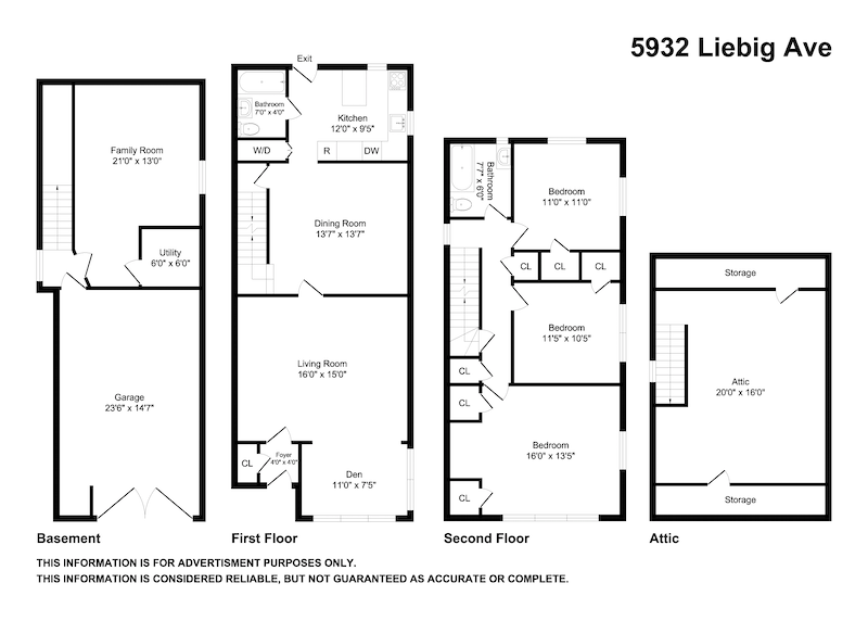 Floorplan for Charming , House With Patio And Yard