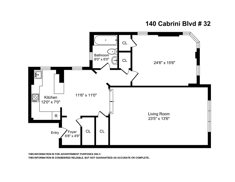 Floorplan for 140 Cabrini Boulevard, 32