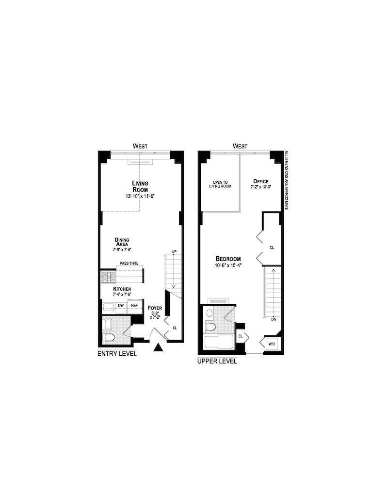 Floorplan for 21 South End Avenue, 212