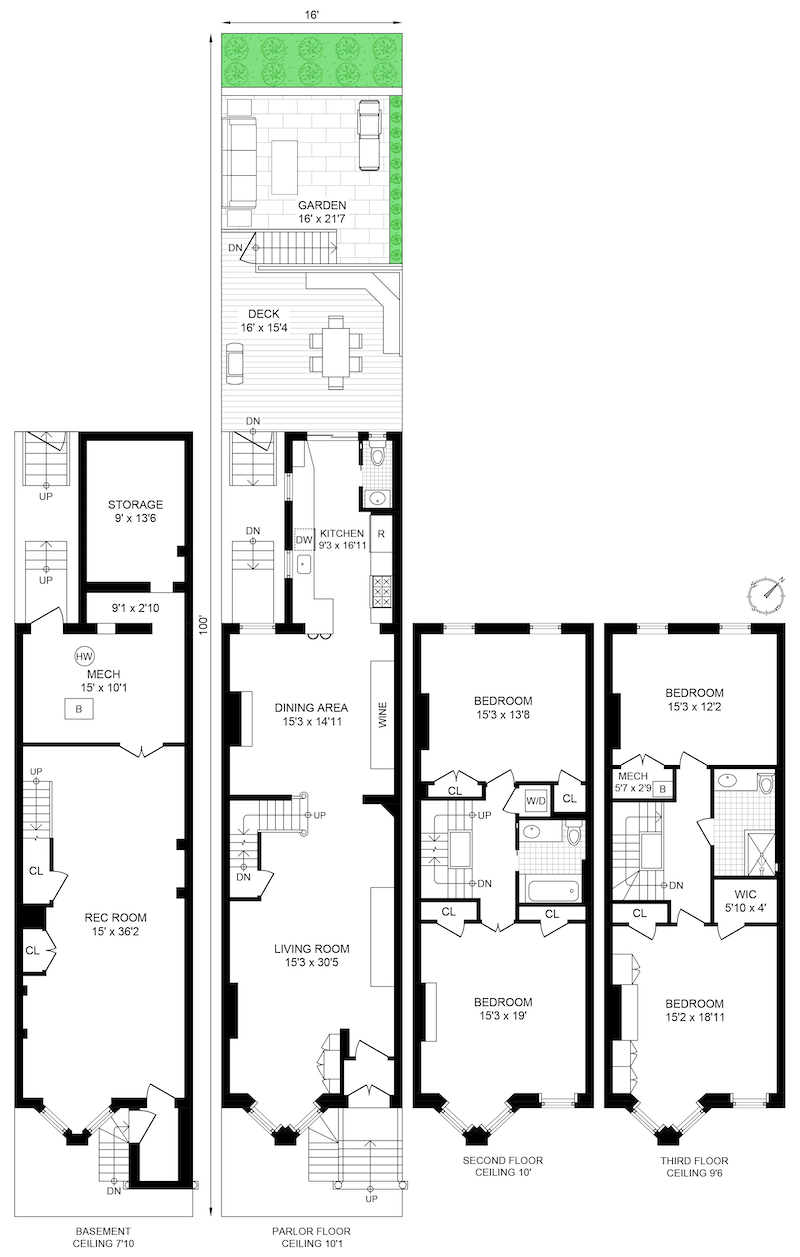 Floorplan for 1108 Bloomfield Street