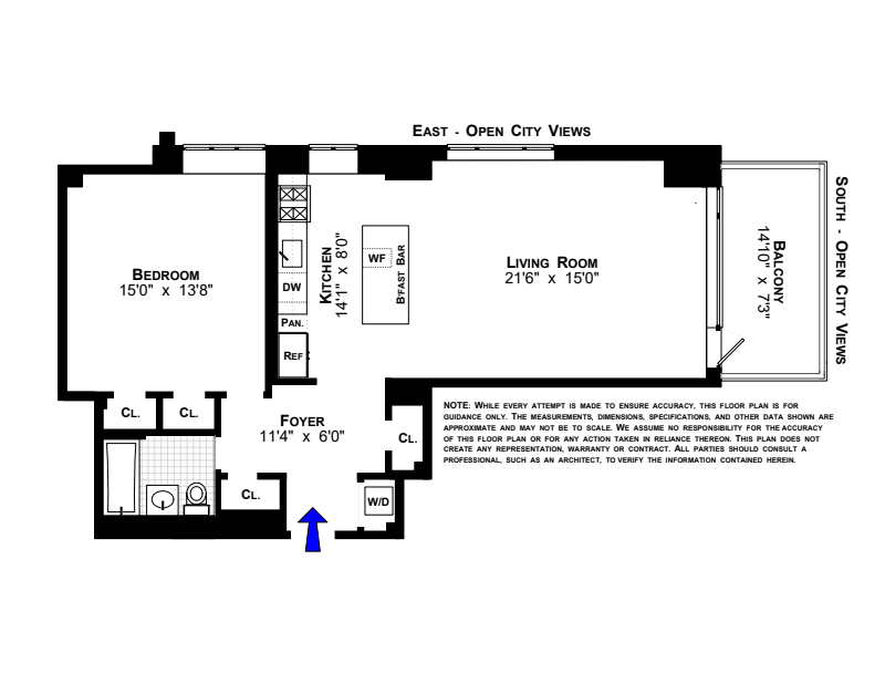 Floorplan for 200 East 66th Street, A1602
