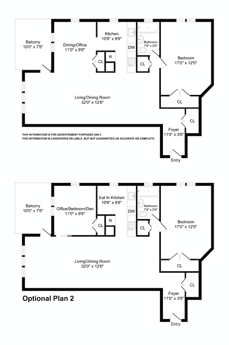 Floorplan for 2621 Palisade Avenue, 7H
