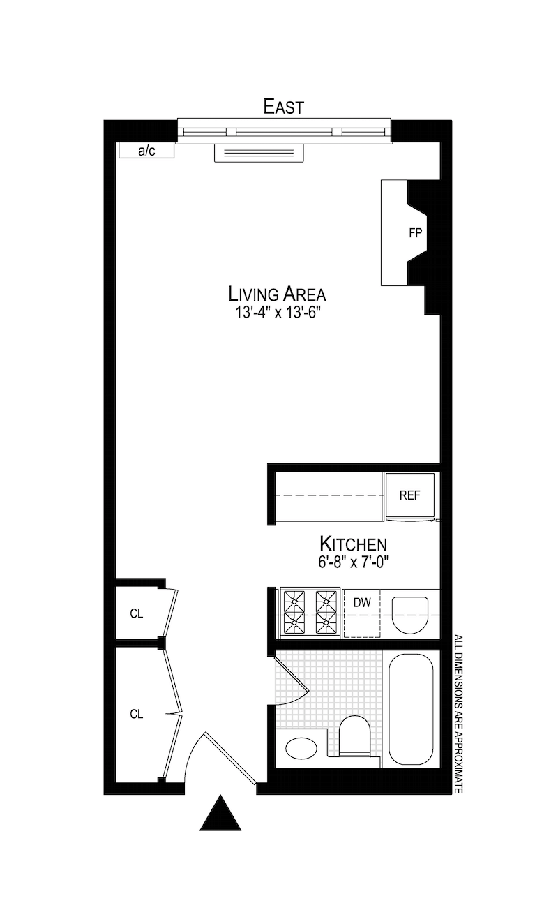 Floorplan for 838 Greenwich Street, 2E